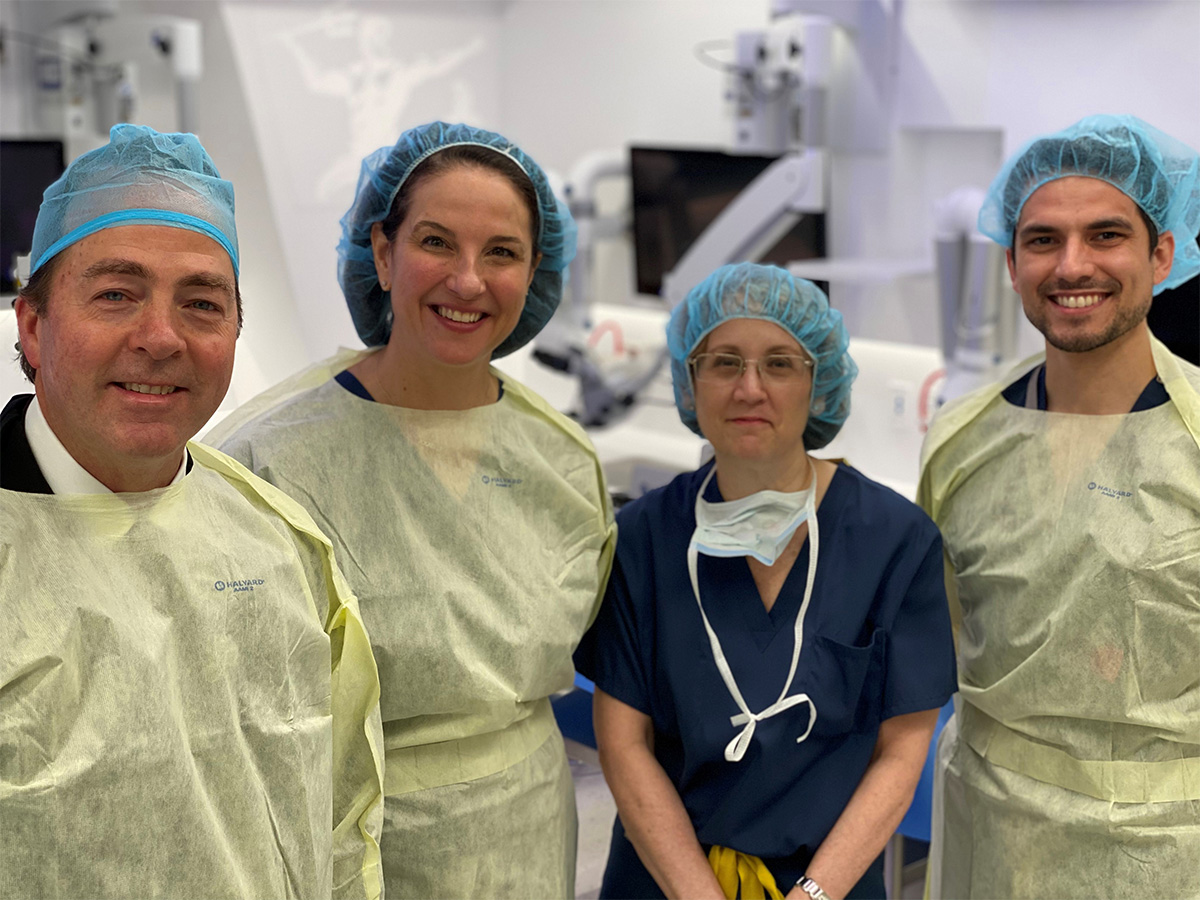 Above: Dr. Bryan Clary, Dr. Amanda Gosman, Dr. Lisa David, and Dr. Samual Lance